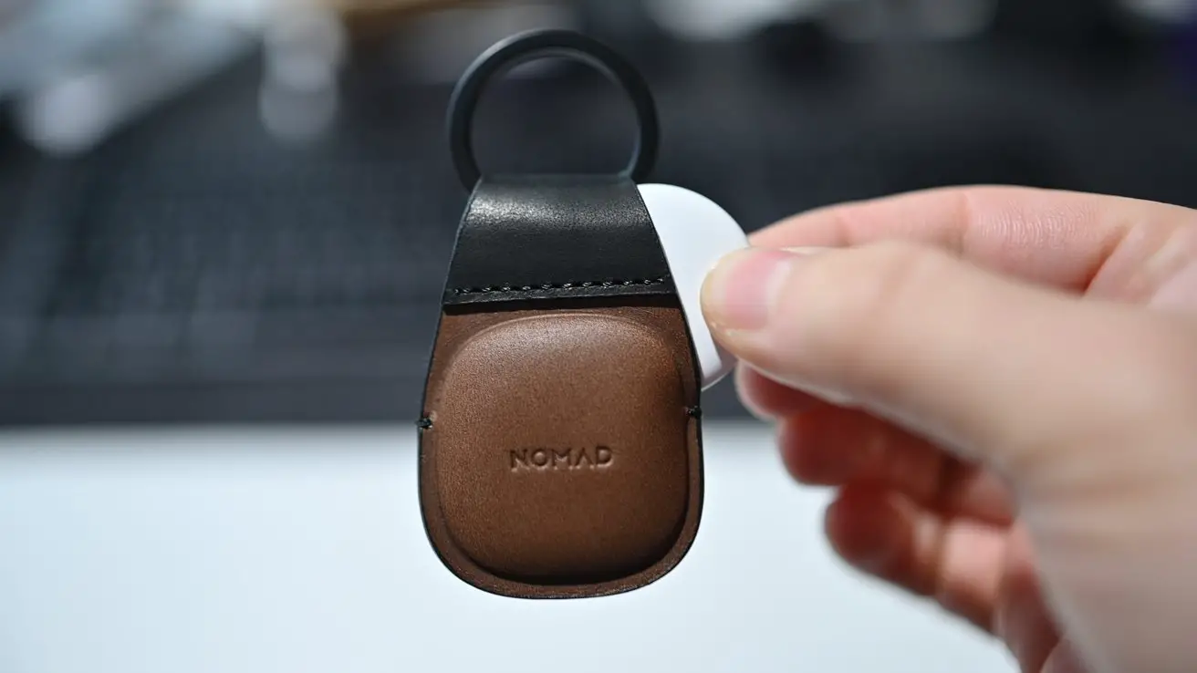 Nomad leather key chain for AirTag is the best premium Apple AirTag accessory