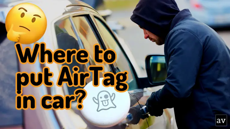 Where to put AirTag in car?