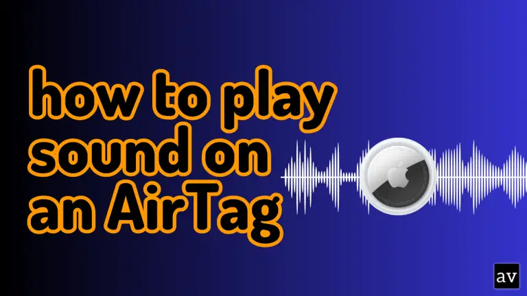 How to Play a Sound on an AirTag