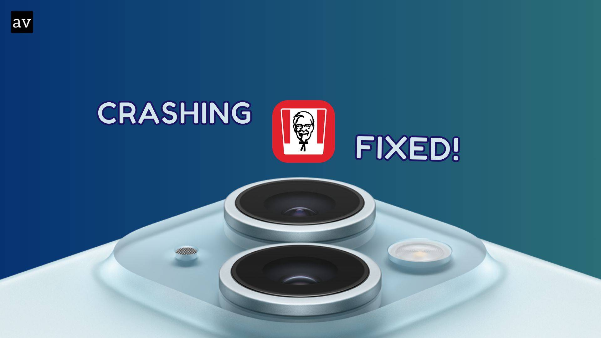 KFC and its fix of crashing by AppleVeteran