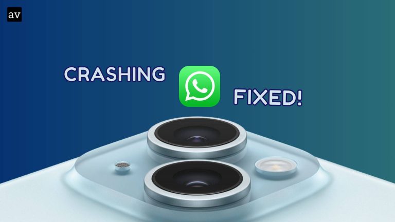 WhatsApp and its fix of crashing by AppleVeteran