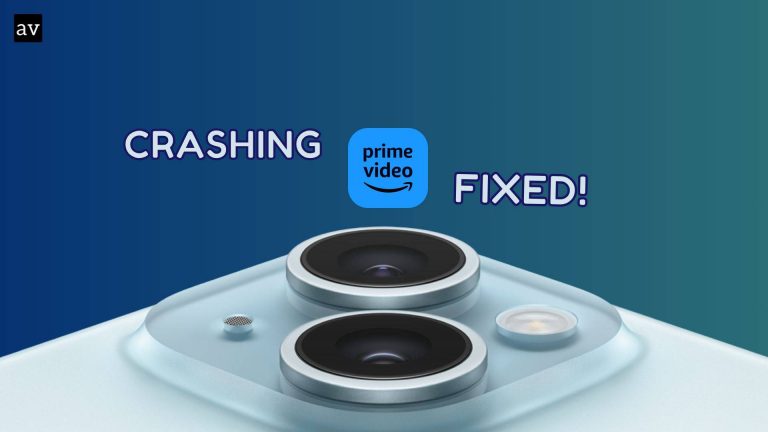 Amazon Prime Video and its fix of crashing by AppleVeteran
